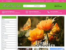 Tablet Screenshot of floradec.com